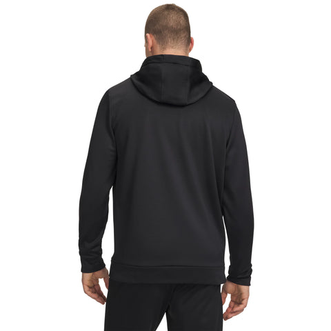 UA Armour Fleece FZ Hoodie Zwart
