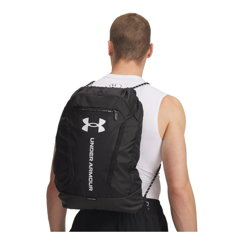 UA Hustle Sackpack Black