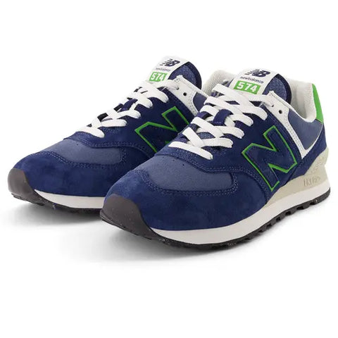 New Balance 574 marineblauw / groen U574QBL