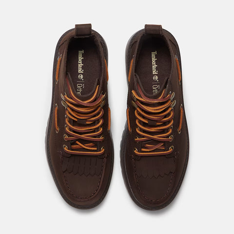 Stone Street Mid Lace Boot Dark Brown