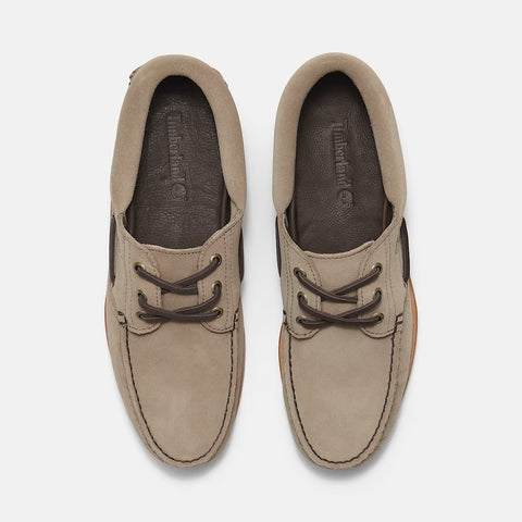 Authentique Chaussure Bateau Taupe