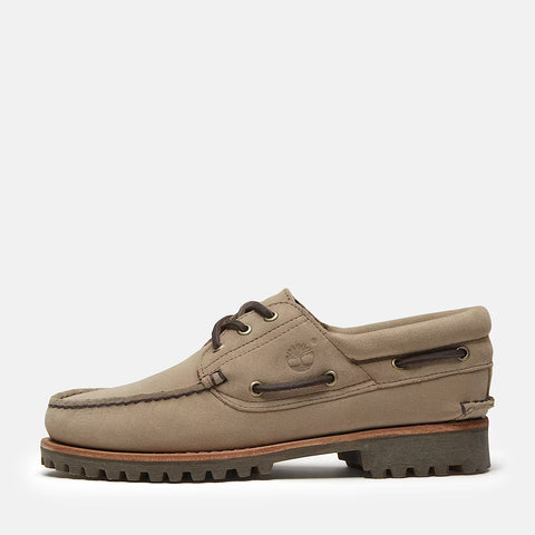 Authentique Chaussure Bateau Taupe