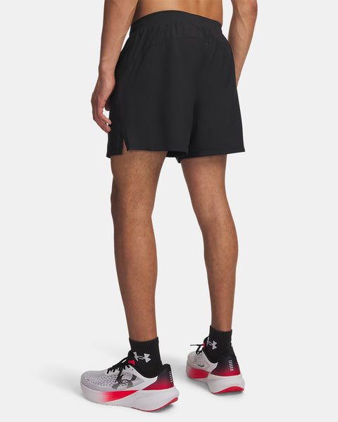 UA Launch 5'' Shorts Zwart