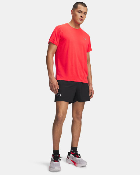 UA Launch 5'' Shorts Zwart