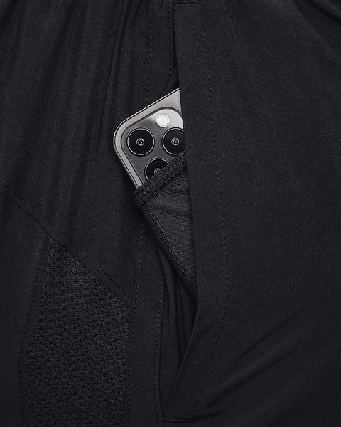 UA Launch 5'' Shorts Zwart