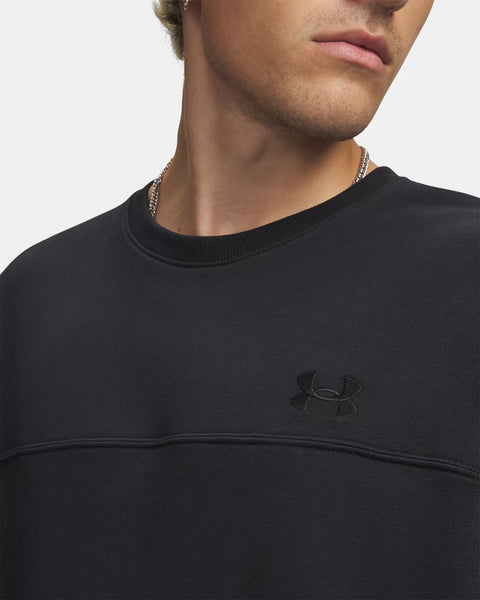 UA Rival LW Crew Zwart