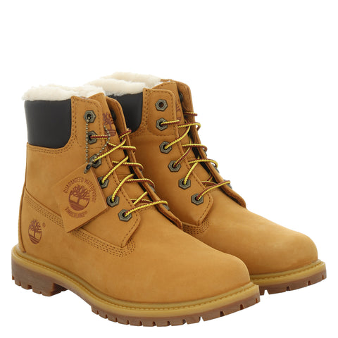 Premium 6 Inch Warm Waterproof Boot Wheat