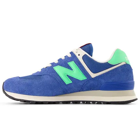 New Balance 574 Blue / Limegroen U574BSC