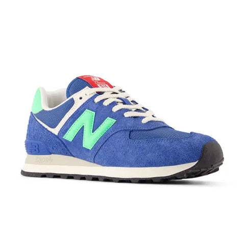 New Balance 574 Blue / Limegroen U574BSC