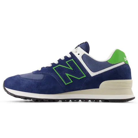 New Balance 574 marineblauw / groen U574QBL