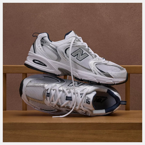 New Balance 530 Wit Zilver Marineblauw MR530SG