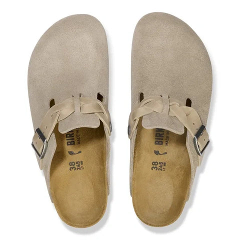 Boston gevlochten taupe