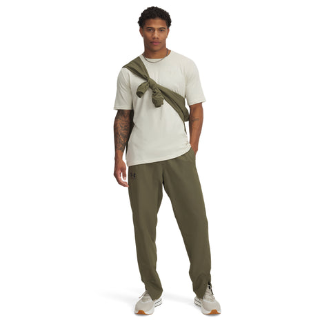 UA Rival Wvn Windbreaker Pnt Vert | Marine OD Green