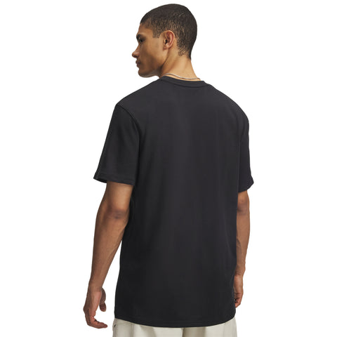 UA M HWT LC PATCH SS Black