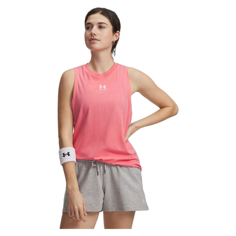 UA Rival Muscle Tank  Bittersweet Pink