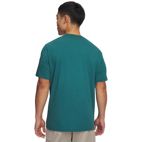 UA Team Issue Wordmark SS Rack Green | Arden Green