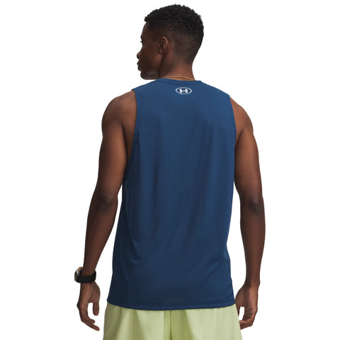 UA Tech Tank Wham Blue | White