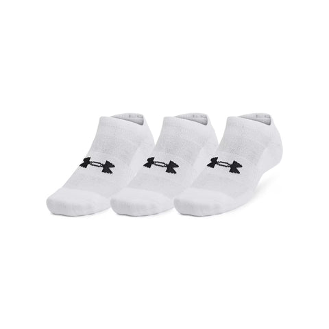 UA TC No Show 3-pack Blanc